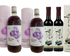 100% PURE ARONIA BERRY BUNDLE (2 VINEGAR + 2 PURE ARONIA)