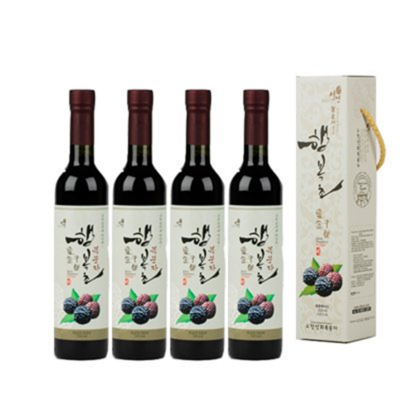 BLACK RASPBERRY VINEGAR(4 BOTTLES)